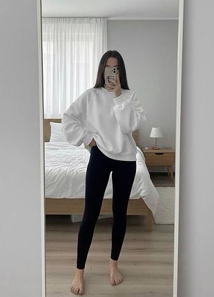 Жіночий теплий флісовий хутряний костюм двійка лосіни і кофта