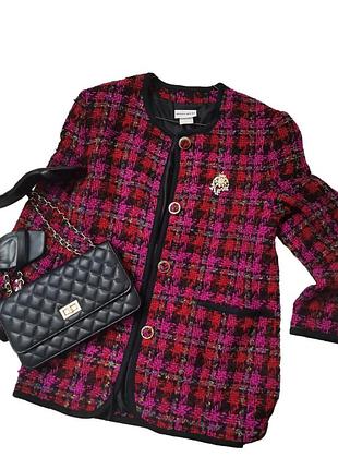 Твидовый пиджак в стиле винтаж