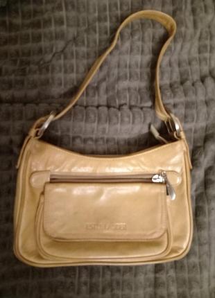 Жіноча шкіряна сумочка, estee lauder