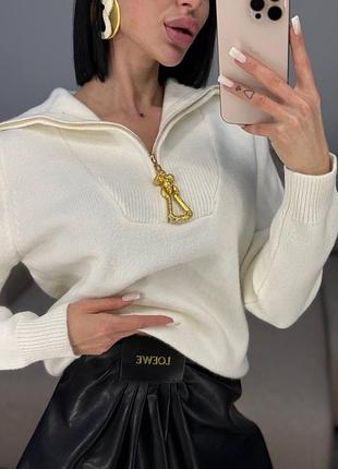 Брендовий жіночий трикотажний светр джемпер скіапареллі