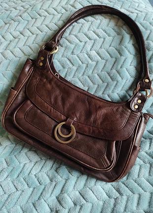 Сумка шоколадного цвета