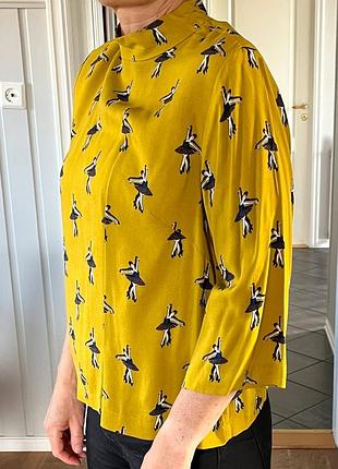 Блуза сорочка з рукавом кльош блуза в стилі бохо