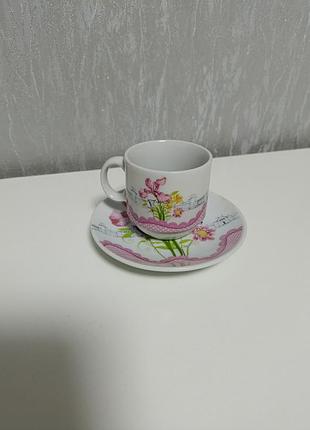 Чашка для кофе с блюдцем