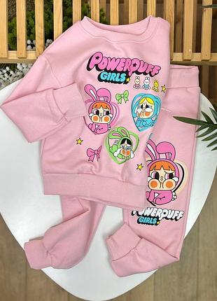 Теплий костюм тринитка фліс ( туреччина)