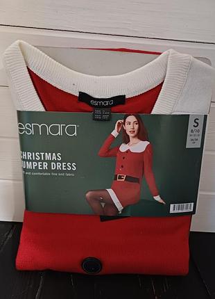 Новогоднее рождественское платье наряда наряд помощница санты миссис санта