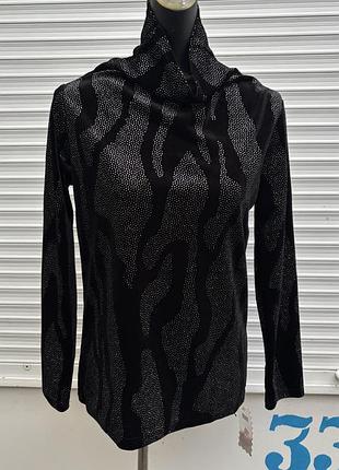 Стильна чорна кофтинка з блискітками