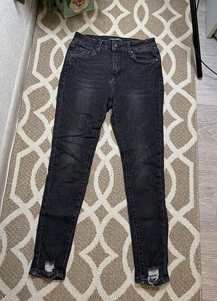Джинси скінні штані джинси висока талія