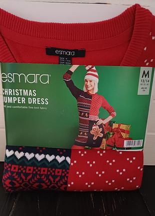 Новогоднее праздничное платье платье наряд костюм помощница санты миссис санта эльф размер м