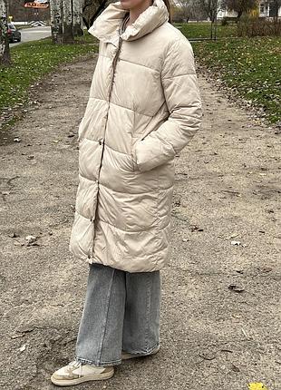 Пальто жіноче stradivarius тепле довге