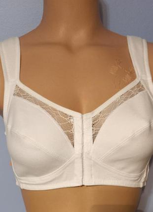 Бюстгальтер белый коттоновый
