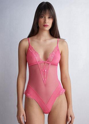 Нижнее белье intimissimi розовое боди фуксия 
размер м новое
цена на сайте 1600