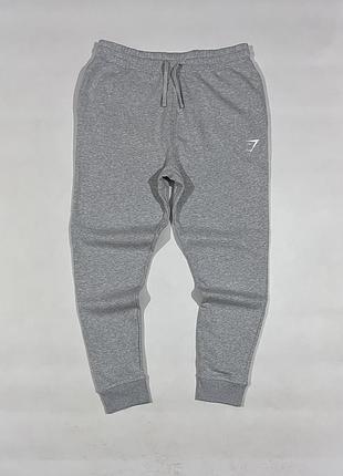 Нові сірі спортивні штани gymshark джимшарк на флісі size xl оригінал