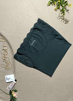 Нічна сорочка  жіноча трикотажна з мереживом