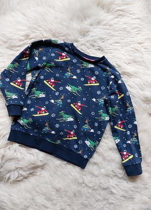 🎅❄️☃️ супер-талстовка свитшот зимний принт