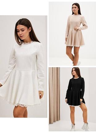 Стильное нежное платье для девочки р.146-164