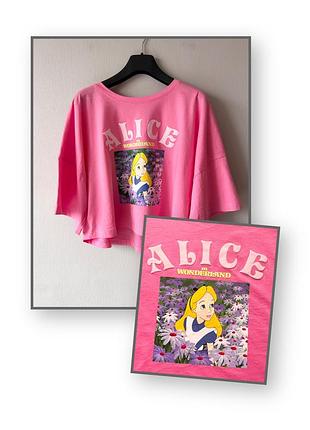 Футболка алиса в країни чудес