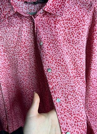 Сорочка з леопардовим принтом «zara»💖