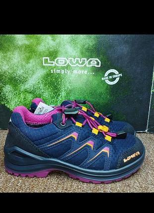 Gore-tex детские термокроссовки lowa maddox горизонтальноx