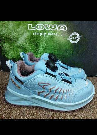 Детские непромокаемые термокроссовочки lowa ferrox gore-tex