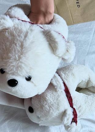 Теплі домашні капці ведмеді