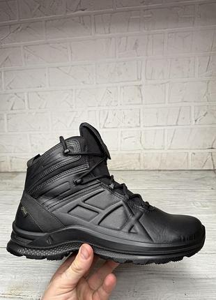 Крутые кожаные тактические ботинки haix black eagle tactical 2.0 mid gtx gore-tex