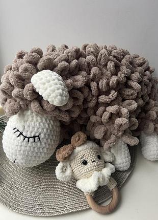 Дитячий набір, баранчик ( овечка) +брязкальце