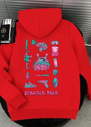 Худі красного кольору