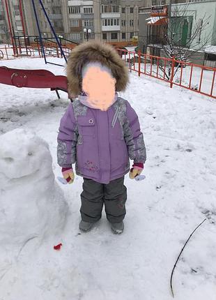 Зимовий комбінезон для дівчинки
