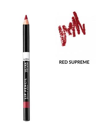 Карандаш для губ avon ultra красное преимущество red supreme
