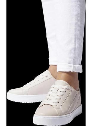 Кеди бежеві стьобані