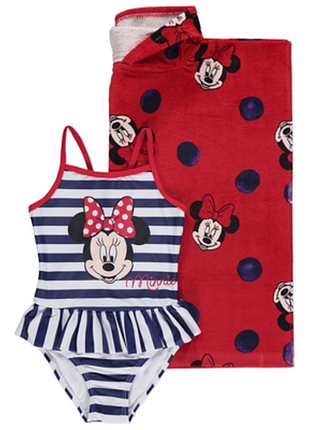 Купальник+пончо george на 5-6 рр,  можна для близнят