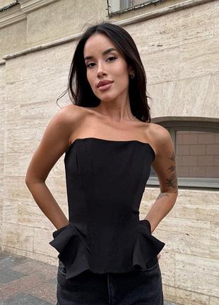 Жіночий корсет з зав'язками ззаду