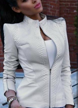 Куртка кожа кожаная питон пітон шкіра