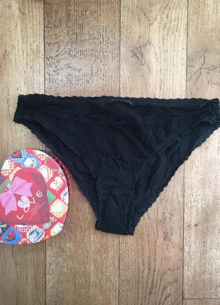 Легкі і зручні трусики h&m бавовна мереживо