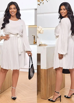 Платье женское шелк-плиссе 58-60 "sale" от поставщика