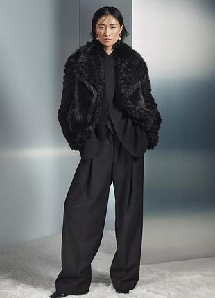 Брюки zw collection wide leg с защипами