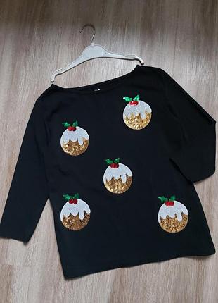 Новогодняя женская кофточка!! размер xs-s..