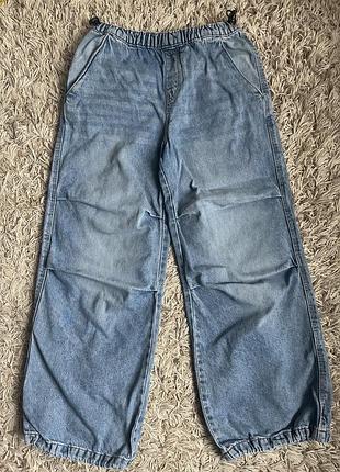 Джинси широкі доя дівчинки 152 h&m