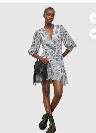 Allsaints платье халат в ракушки