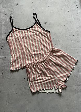 Красива піжамка в рожеву смужку