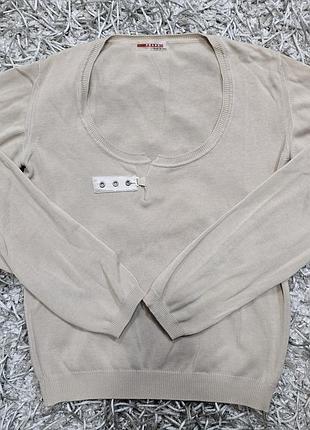 Шикарная женская кофта itальский бренда prada оригинал 100% cotone