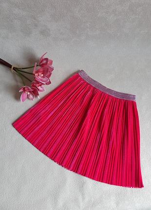 Юбка бархатная плисерированная 7-8р m&amp;s