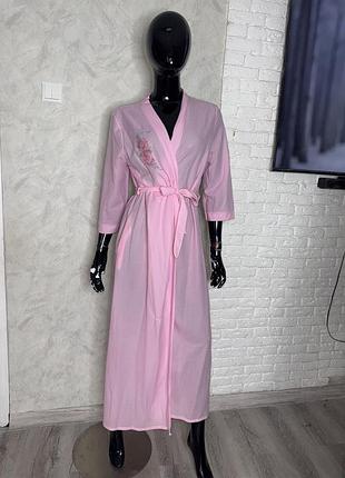 Тонкий вінтажний халат contessa xxl -xxxl 52-54