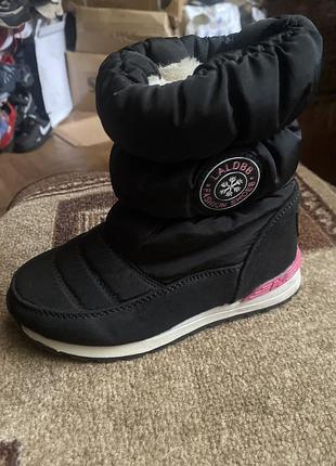 Зимові дутики на дівчинку