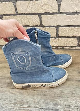 Джинсові ботиночки