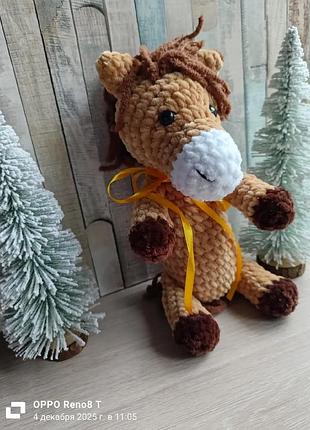 Плюшевий кінь 30 см