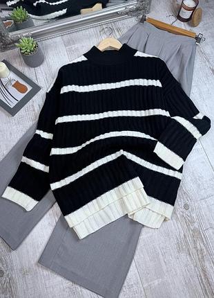 Подовжений оверсайз светр від peacocks