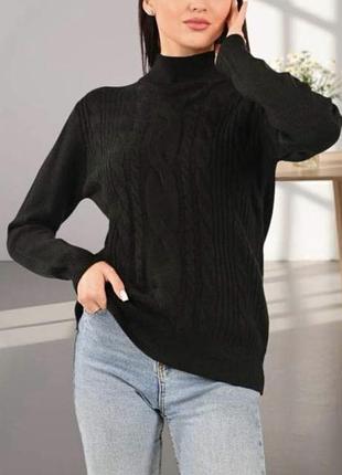 Свитер женский черный