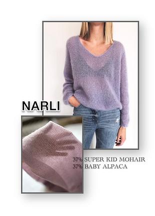 Светр павутинка бебі альпака і кід мохер