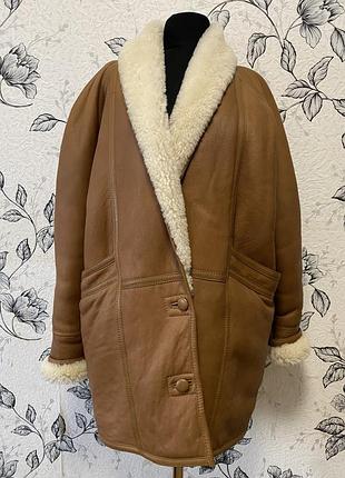 Вінтажна натуральна дублянка